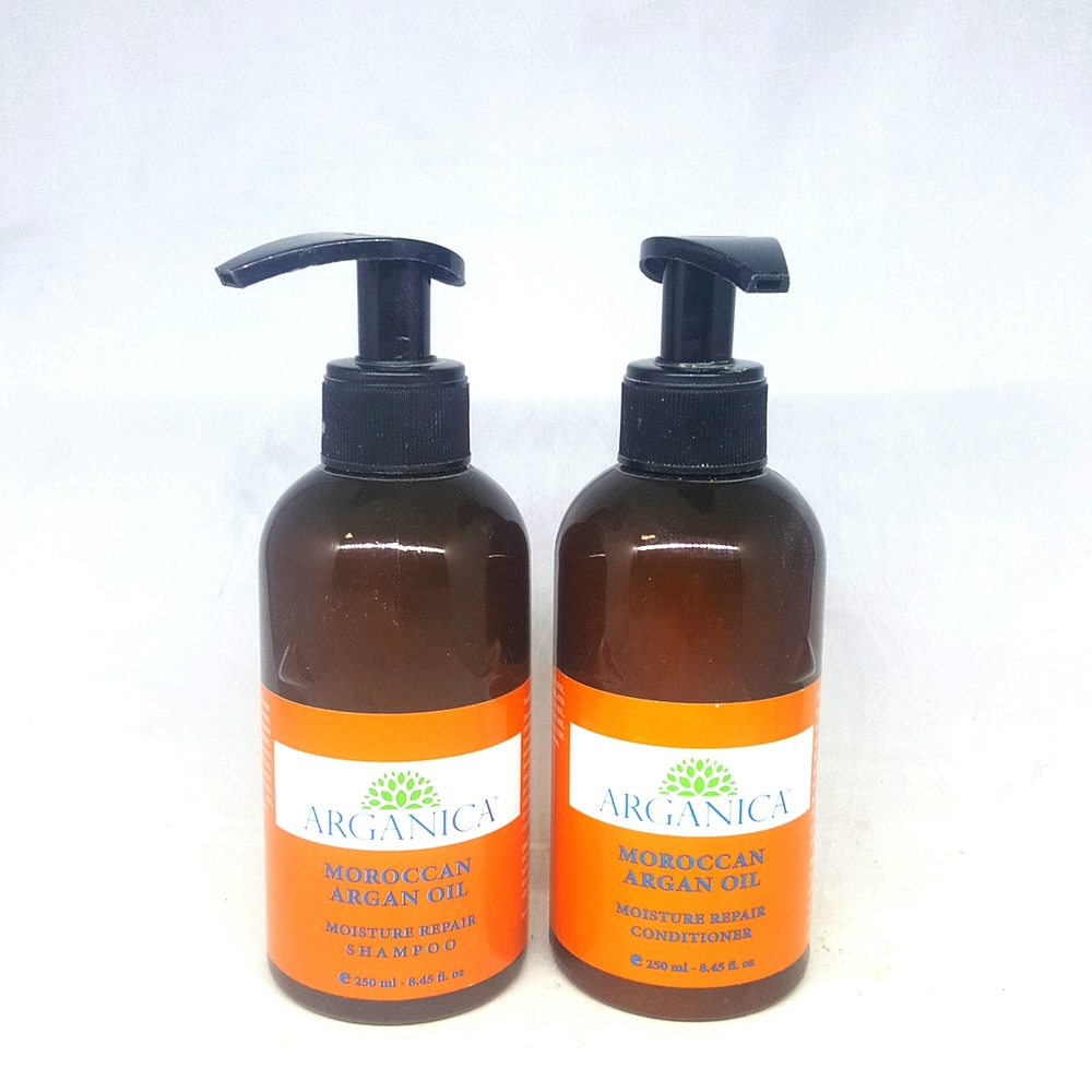 Arganica Moroccan Argan Oil Shampoo & Conditionr duo 8.45 Moisture repair